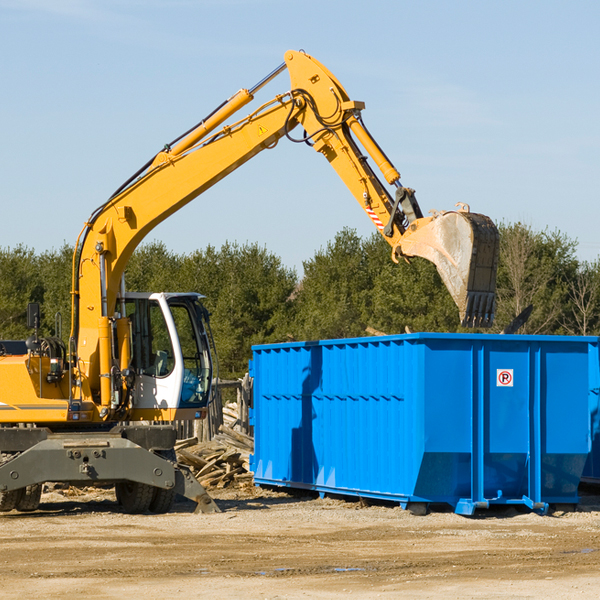 what are the rental fees for a residential dumpster in Barbeau MI